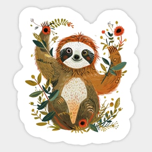 Cute Sloth Sticker